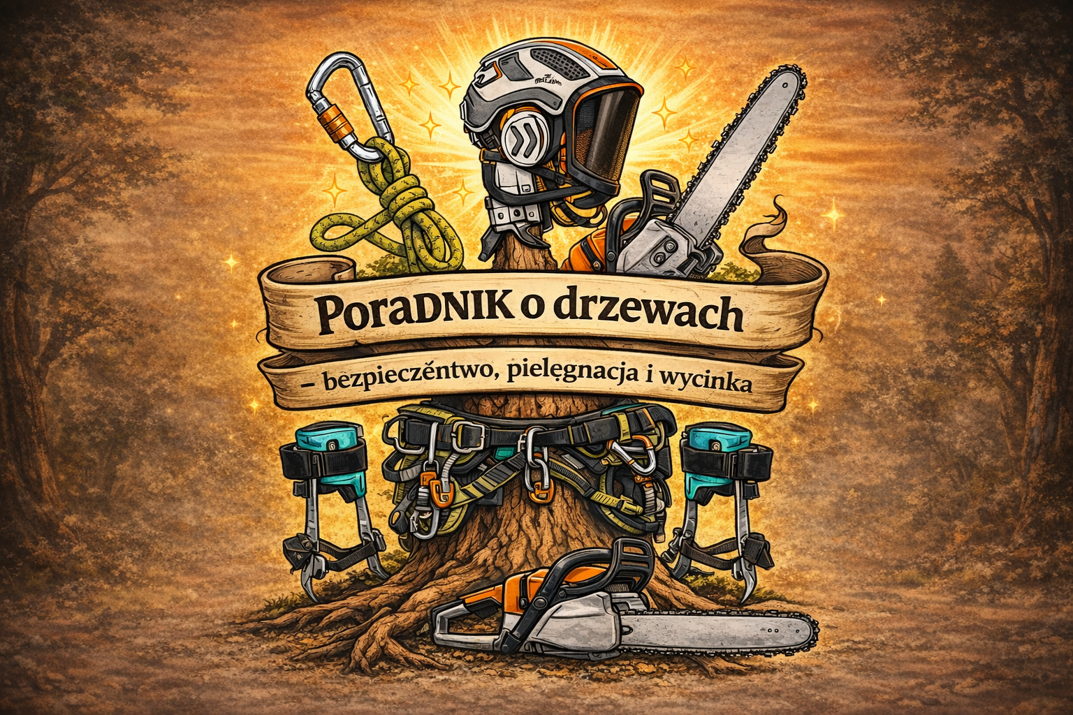 Zimowa wycinka drzew